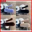 YRBWD Một Bộ Bảo Vệ Tay Cầm Xe Máy, Chất Liệu Sang Trọng Tương Thích E-Bike Tay Cầm Xe Điện, Mùa Đông Giả Sang Trọng Cách Nhiệt Ấm Áp Xe Đạp Grip Cover Thời Tiết Lạnh