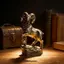 DONOVANQQ Mười Hai Dấu Hiệu Cung Hoàng Đạo, Các Bức Tượng Nhỏ Cổ Điển Thu Nhỏ, Retro Artisan Thủ Công Trang Trí Máy Tính Để Bàn Đồ Trang Trí Văn Phòng