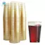 Bộ 50 Cốc Nhựa Vàng 10OZ, Cốc Nhựa Lấp Lánh Vàng Dùng Một Lần, Cốc Nhựa Trong Suốt Tumblers, Cốc Cưới Tiệc Ly