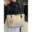SQ11 Túi đeo vai dập nổi dễ thương dành cho nữ trong lớp chặn màu sắc thông thường Túi tote học sinh dung tích lớn