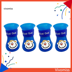 4 Giày Thú Cưng Chống Mài Mòn Vệ Sinh Đơn Giản