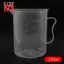 Bình đo 250mL Cốc nhựa trắng trong suốt