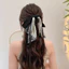 Mới Phong Cách Trung Quốc Mực Tranh Nơ Streamer Tóc Nữ 2025 Phong Cách Mới Kẹp Lưng Đầu Cá Mập Kẹp Mũ Đội Đầu Cổ GVZH