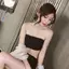 Áo ngực quây nữ Ngực vô hình Gợi cảm Ống Top Màu Ren Bên Quần Lót EMKK