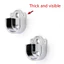 2 Chiếc Tủ Quần Áo Đường Sắt Móc Treo Cần Ổ Cắm Hỗ Trợ Ống Đầu Tròn Giá Đỡ
