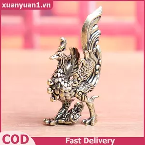 XUAN Phượng Hoàng Hình Trang Trí Nhà Lan Rộng Đôi Cánh Phượng Hoàng Trang Trí Để Bàn Trà Thú Cưng Đồ Trang Trí Đồng VN