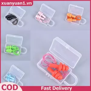 XUAN Nút tai silicon chống thấm nước Nút tai chống ồn khi ngủ Giảm tiếng ồn VN