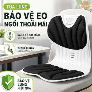 Ghế bệt tựa lưng công thái học hỗ trợ cột sống giảm đau lưng ngồi lâu thoải mái phòng học ký túc