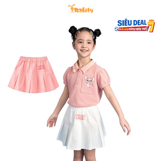 Chân váy xếp ly Stitch Disney bé gái Rabity 555.016