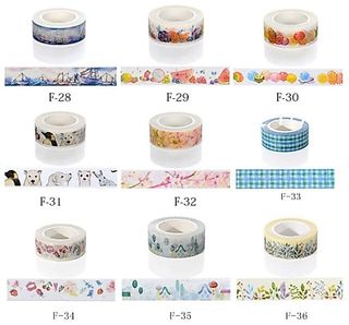 Có Sẵn - Washi Tape Băng Keo Giấy In Hình Trang Trí Đồng Giá 💖 Washitape