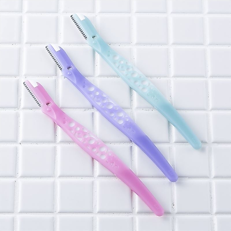 Dao Cạo Lông Mày Lưỡi Thép Không Gỉ Kai Razor 02540 (Lẻ 1 Cây)