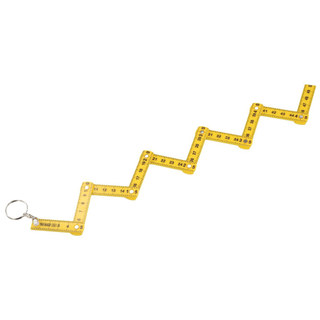 [FUXIN] Móc khóa thước gấp 0,5m nhỏ gọn cho công cụ đo di động, bền bỉ