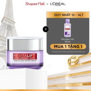 Kem dưỡng siêu cấp ẩm, giúp làm căng mượt da và giảm nếp nhăn L'Oreal Paris Revitalift 1.5% Hyaluronic Acid 50ml
