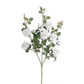 < Hàng loại 1> Cành hoa Hồng Nhung 9 bông cao cấp nhập khẩu 1m- Hoa giả trang trí