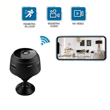 Camera WiFi Mini A9 1080P HD Hồng ngoại Tầm nhìn ban đêm Camera giám sát không dây Camera an ninh gia đình thông minh Ngoài trời