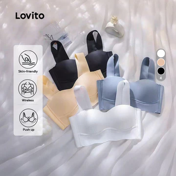 Women's Sugar-free Breathable Bralette Lovito LNL43215