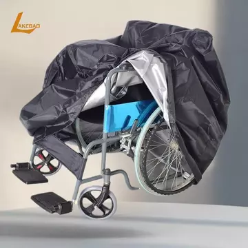[LAKEBAO] Vỏ bảo vệ xe lăn điện di động ngoài trời Xe tay ga Vỏ chống nước Vỏ bụi Vải Oxford Vỏ xe lăn [MỚI]