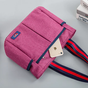 Túi xách đôi nylon Túi xách nylon Túi Tote sức chứa lớn Túi đựng nhiều túi Túi đựng vai nhẹ Túi đi chơi hàng ngày Túi đeo vai thời trang Màu trơn mẹ Túi xách nữ đeo vai Túi vải nylon Túi xách F