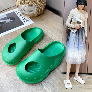 Dép Nữ Baotou Lỗ Giày Cặp Đôi Dép Đi Biển Flip-Flops 2022 Dép Nam Nữ Dép GLXO