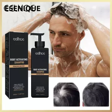 Dầu gội ESENIQUE Spartan, Dầu gội kích hoạt rễ bổ sung, Chăm sóc tóc lâu trôi Dầu gội mọc lại lông tơ tự nhiên Dầu gội tóc sẫm màu và dày hơn