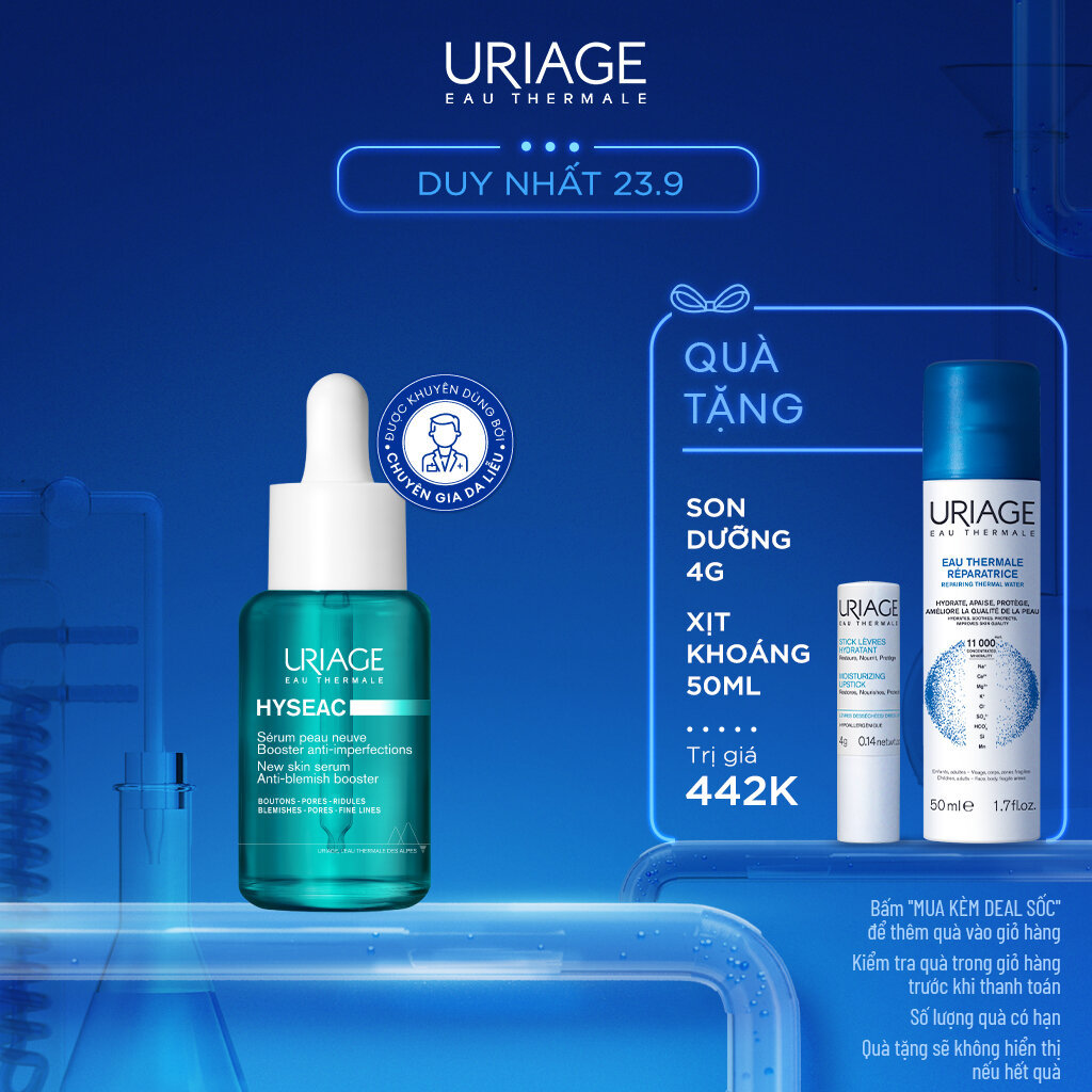 Serum giảm mụn, kháng khuẩn, giảm nhờn HYSEAC SÉRUM BOOSTER ANTI-IMPERFECT 30ml