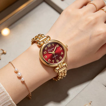 Phong Cách Mới Đồng Hồ Nữ Giá Trị Cao Cấp Ánh Sáng Sang Trọng Niche Vòng Tay Đồng Hồ Thời Trang Đơn Giản Học Sinh Đồng Hồ Thạch Anh Đồng Hồ Nữ