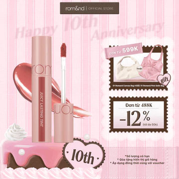[LIVE] Son Tint lì cho môi căng mọng Hàn Quốc Romand Juicy Lasting Tint 5.5g