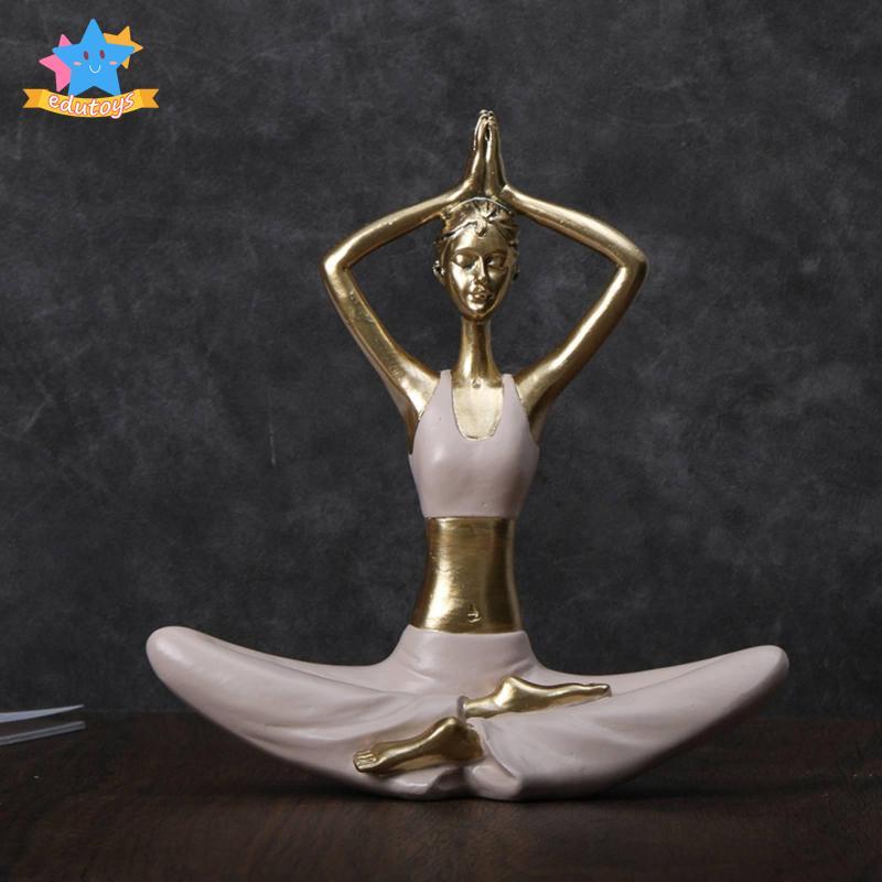 Thiền Tượng Vàng Trắng Thiền Định Tượng Ngồi Tư Thế Nhựa Trang Trí ...