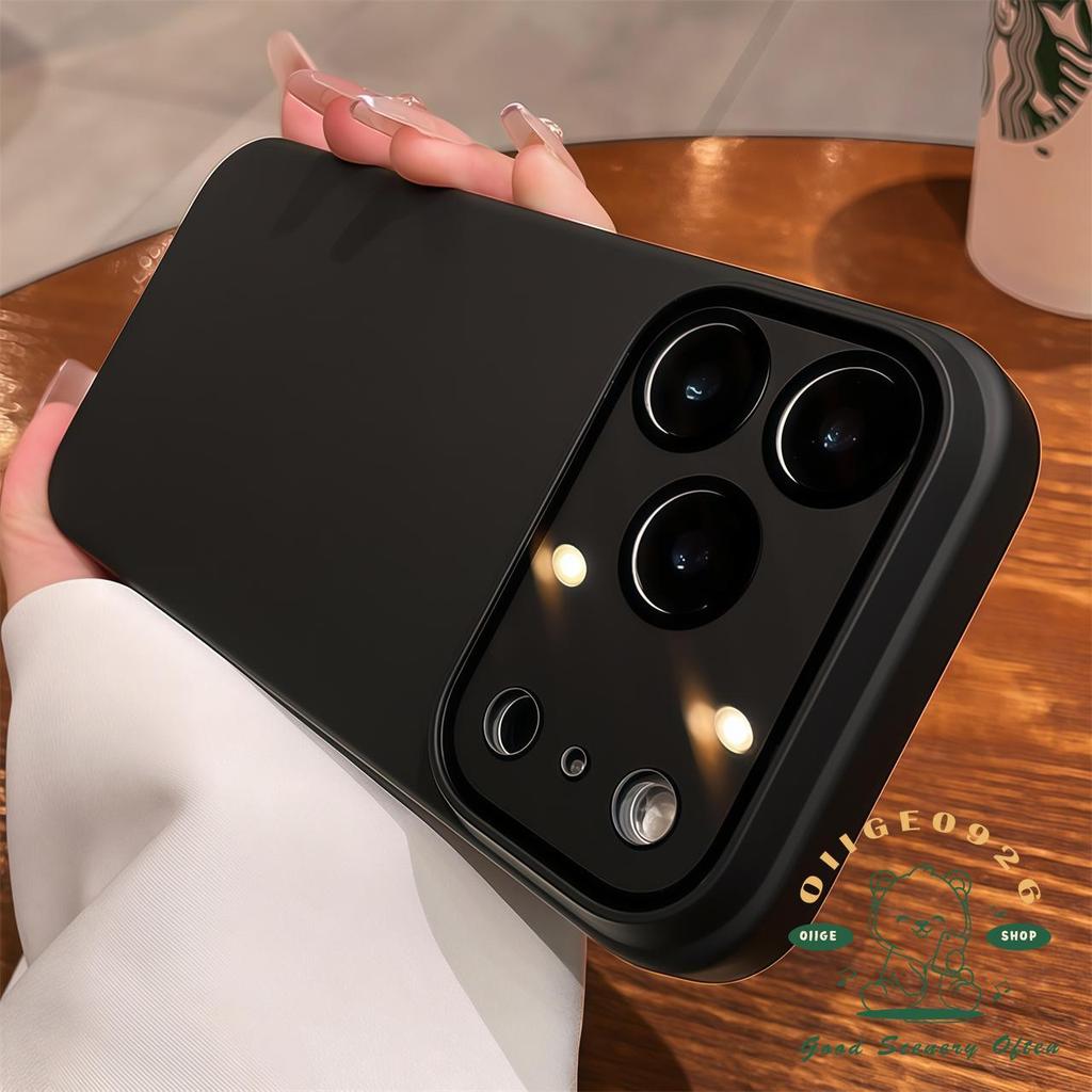 【 Ốp lưng iPhone17 】 Vỏ điện thoại tẩy tế bào chết da siêu mỏng màu cam iPhone 17 Pro Max 16 15 14 13 12 cho vỏ iPhone Vỏ cứng PC chống sốc