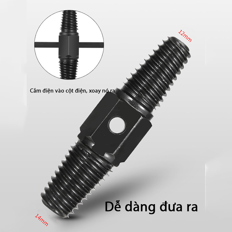 M6B Tool xử lý , vặn ren 2 đầu vặn ren gãy , Taro ren ngược thuận tiện công việc MALAN