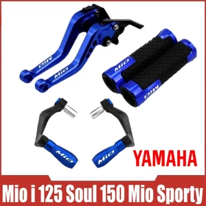 Dành cho YAMAHA Mio i 125 / Soul 150 / Mio Sporty Sửa đổi Hợp kim nhôm CNC chất lượng cao 6 giai đoạn Có thể điều chỉnh Cần phanh có thể gập lại Cần ly hợp có tay cầm + Bộ bảo vệ đòn bẩy