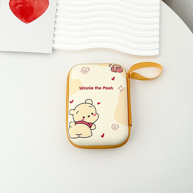Túi đựng bộ sạc hai lớp dễ thương Stitch – Túi đựng tai nghe tổ chức dụng cụ nhỏ gọn