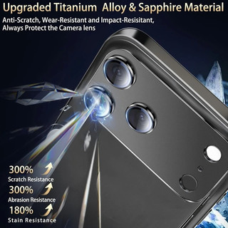 Ốp lưng ống kính giáp vòng kim loại cho iPhone 17 Air, bảo vệ camera, kính cường lực, tương thích Apple