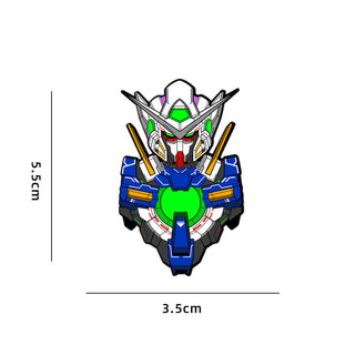 8 Cái / bộ Hoạt Hình Gundam Robot Thổ Cẩm Mecha Chiến Binh Hợp Kim Huy Hiệu Quần Áo Trang Trí Pin Trẻ Em