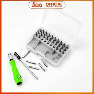 Hộp tua vít đa năng 32 món tiện lợi nhỏ gọn, Tua vít sửa laptop và các vật dụng khác tiện ích