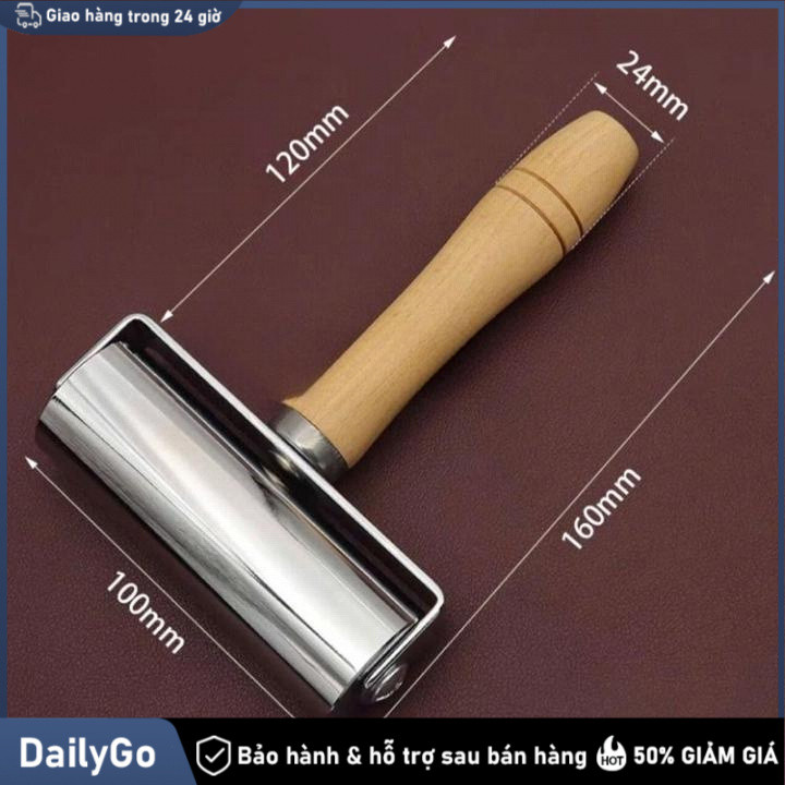 Con lăn xử lý bề mặt da - Giúp keo bám đều, nâng cao chất lượng thành phẩm