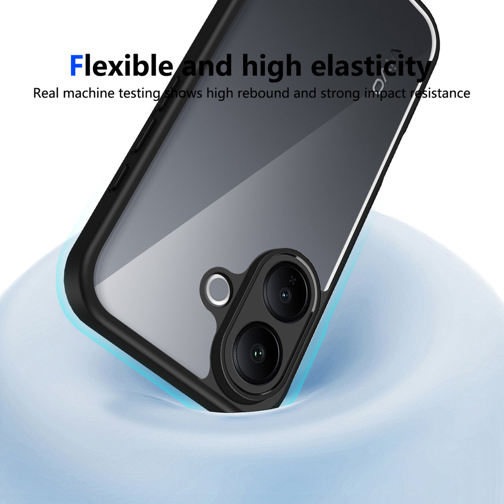 Ốp lưng Vivo V60 Lite 5G Vỏ trong suốt mờ thời trang cho Vivo V60 Lite Vỏ điện thoại