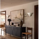 Đèn tường thạch cao hai lớp phong cách Wabi-sabi Nhật Bản, Đèn treo tường Led cổ điển của Mỹ, Thích hợp cho lối đi, cầu thang và đèn trang trí mộc mạc — ảnh 8