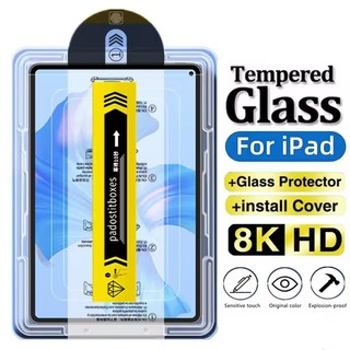 Kính Cường Lực Bảo Vệ Màn Hình Cho iPad Pro 11 M5 A3358 A3359 Pro 13 A16 11th Air 7 11 6 5 4 10.2 10th 10.9 Mini 7 6 A17 Pro 5 4 3 2 1 Air13 Pro 11 12.9 13