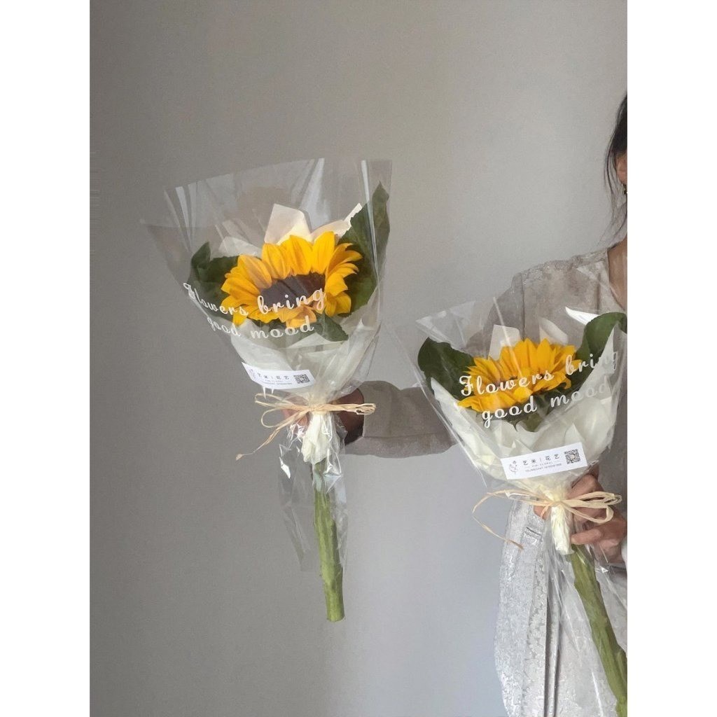 [HỎA TỐC HCM] [Set 10c] Túi BÓNG KÍNH IN CHỮ Đựng Bó Hoa , Trong Suốt 2 Mặt, In Chữ Tiếng Anh, Nội Dung Ý Nghĩa......