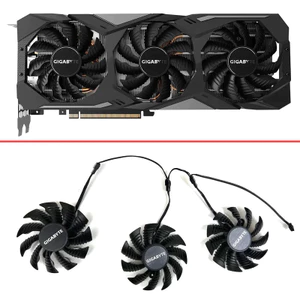 IFor GIGABYTE GeForce RTX 2060 RTX 2070 RTX 2080 SUPER GAMING OC GPU FAN 82MM T128015Quạt Card đồ họa SU PLD09215S12H *