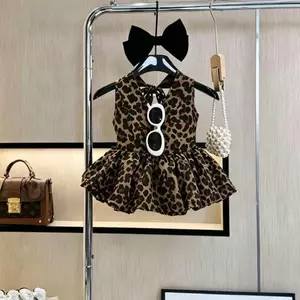 Áo da báo Sweet Cool Top (90-150) Thời trang khổng lồ đẹp độc đáo Dây cổ lưng mát mẻ
