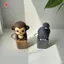MJnmc Hoạt Hình Dễ Thương Dpression Fidget Đồ Chơi Móc Khóa Nút Âm Thanh Khỉ Thịt Cừu Thiết Kế Cho Trẻ Em Người Lớn Giảm Căng Thẳng Quà Tặng Mới