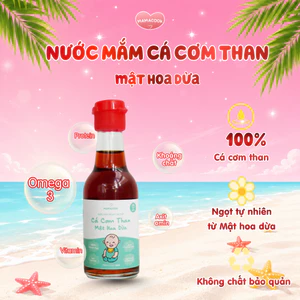 Nước Mắm Cá Cơm Than Mật Hoa Dừa MAMACOOK - 1 Chai/ 60ml - Bổ Sung Đạm - Hỗ Trợ Ăn Dặm Cho Bé