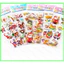 PS1 Phim Hoạt Hình Miếng Dán Trẻ Em Miếng Dán 3D Ông Già Noel Ba Chiều Giáo Dục Sớm Phần Thưởng Bé Trai Bé Gái