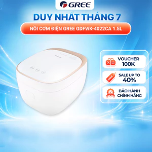Nồi Cơm Điện Tử GREE GDFWK-4022CA 1.5L - Công Suất 830W, Lòng Nồi Chống Dính | Chính Hãng