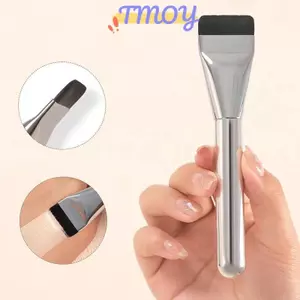 TMOY Bàn chải nền siêu mỏng Bàn chải đường viền mặt nhẹ Bàn chải đường viền phẳng Bàn chải kem nền Bàn chải trang điểm Làm đẹp TMOY