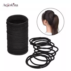 AqToCna 40 Chiếc Dây Đàn Hồi Vòng Băng Đô Quấn Tóc Nữ Cô Gái Tóc Dây Buộc Đuôi Ngựa Giá Đỡ AqToCna