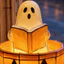 Linh hồn| Đèn ngủ màu cam ấm áp, Đèn ngủ Halloween với thiết kế bí ngô ma, Đèn nhựa bền để trang trí máy tính để bàn và tâm trạng tiệc lễ hội