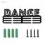 Jfory Dance Huy Chương Móc Treo Cắt Thiết Kế Vũ Công Giải Thưởng Hiển Thị Giá Đỡ Kim Loại Dance Giải Thưởng Màu Đen Mờ Cho Vận Động Viên